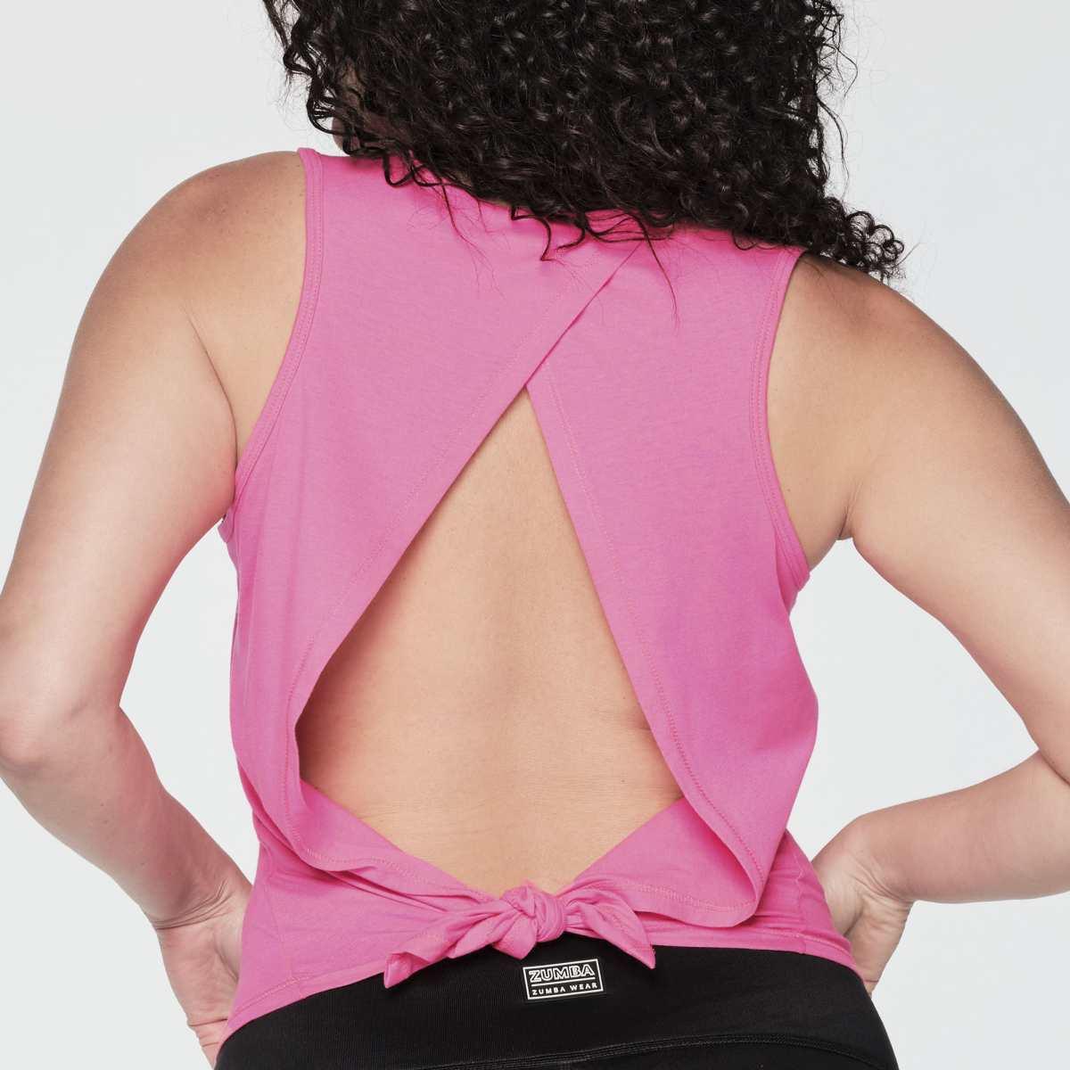 Zumba Too Cool Open Back Tank