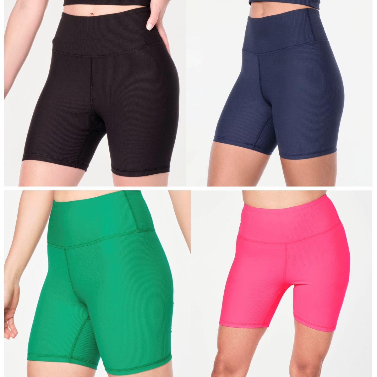 Zumba Prep High Waisted Rib Biker Shorts