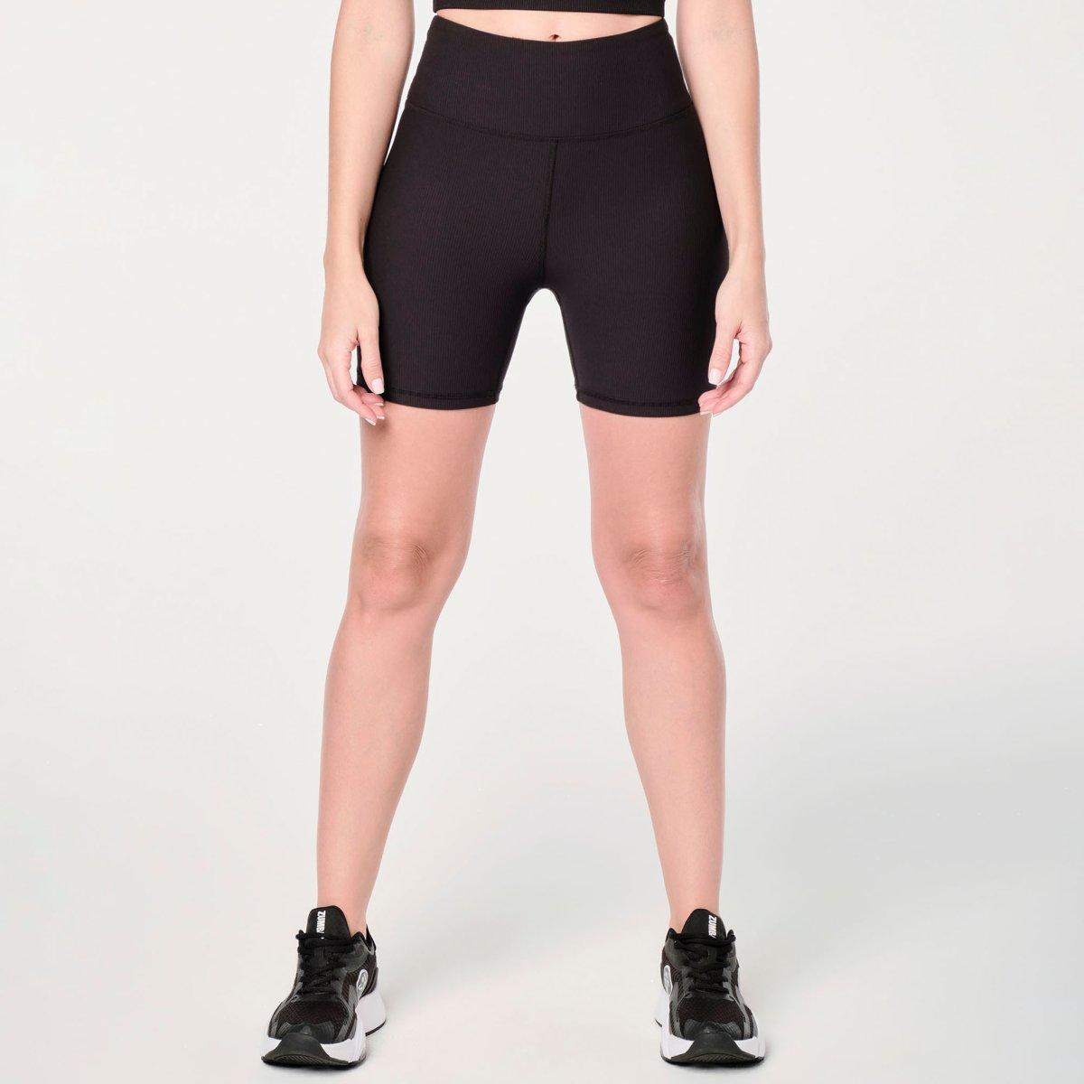 Zumba Prep High Waisted Rib Biker Shorts