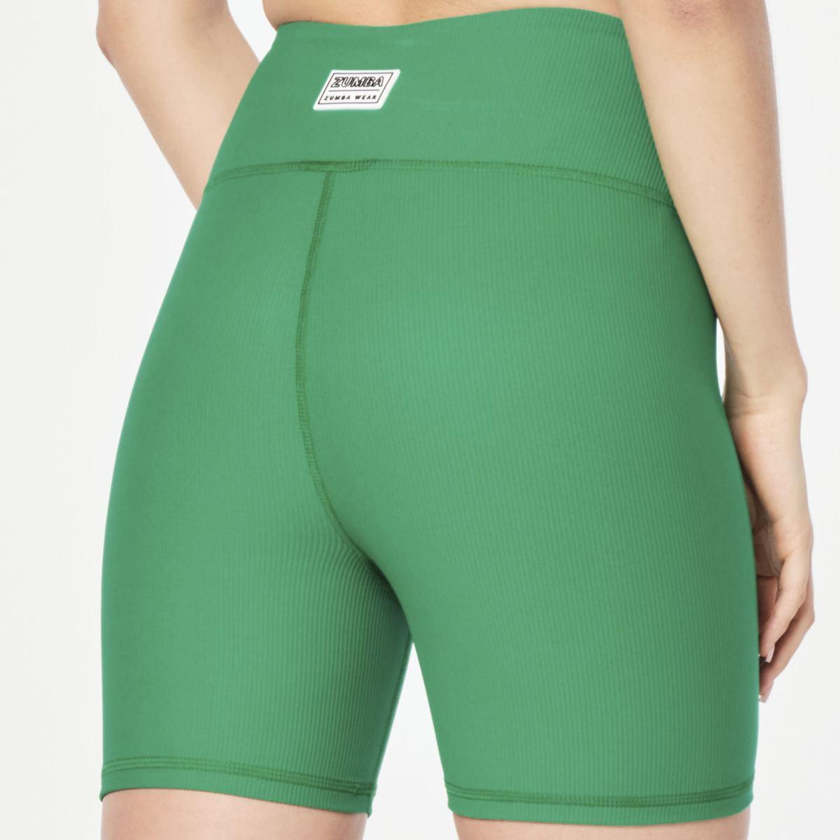Zumba Prep High Waisted Rib Biker Shorts