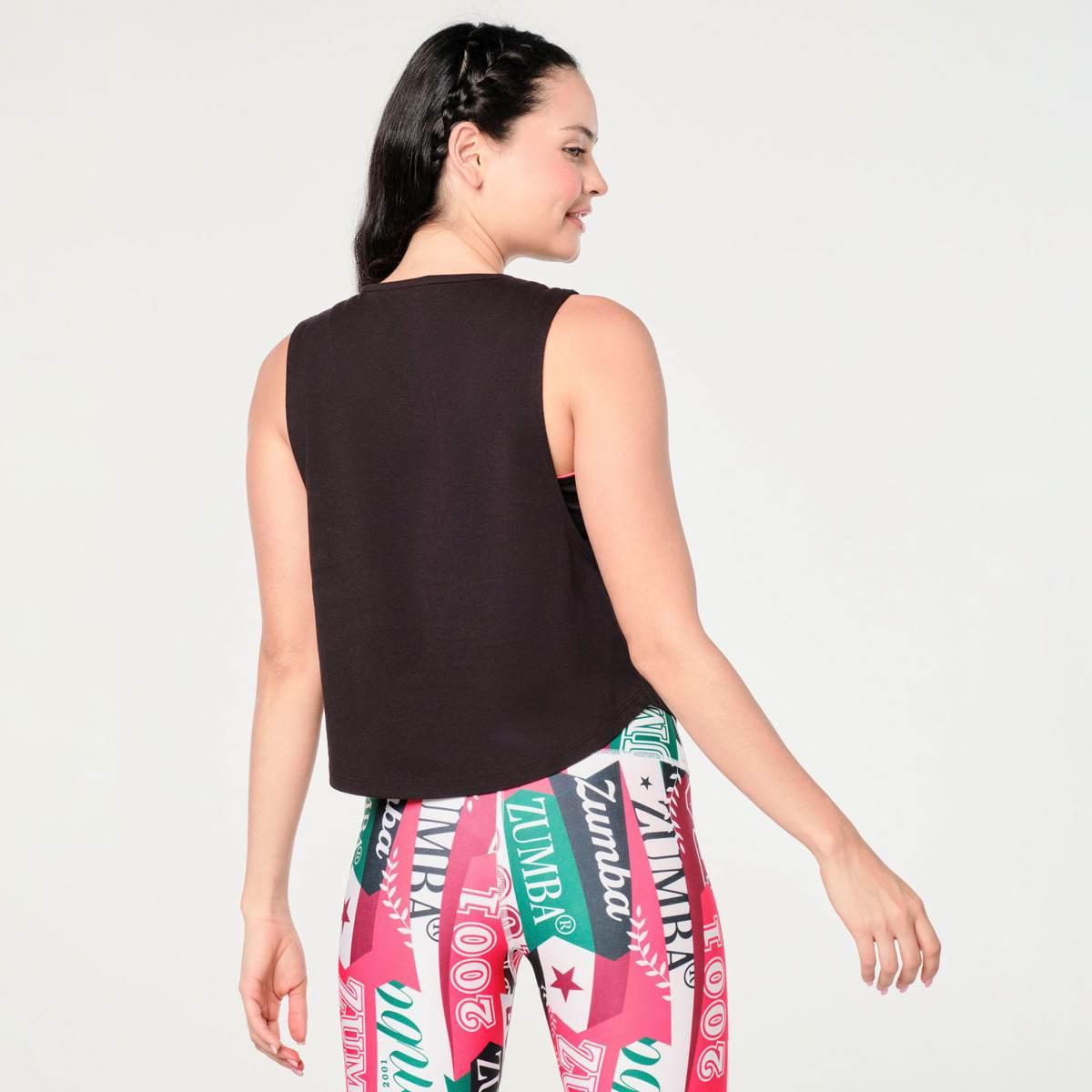Zumba Prep Crop Muscle Tank