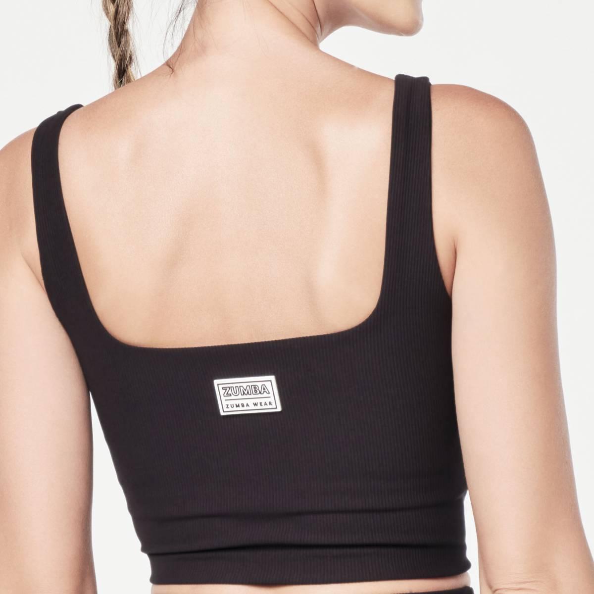 Zumba Prep Crop Tank With Shelf Bra