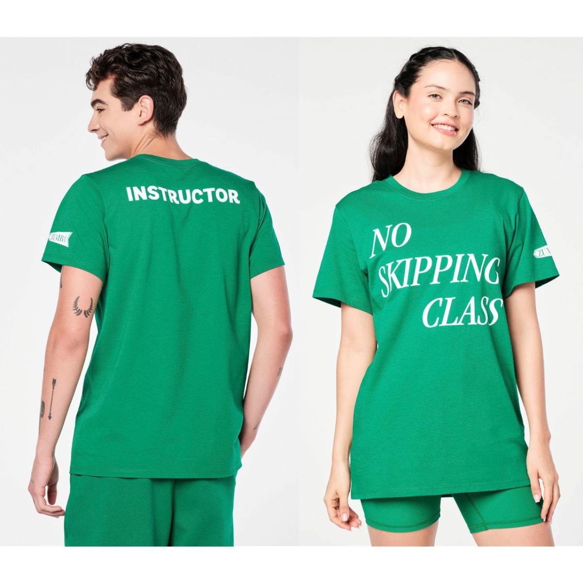 Zumba Prep Crew Neck Tee - Very Verde