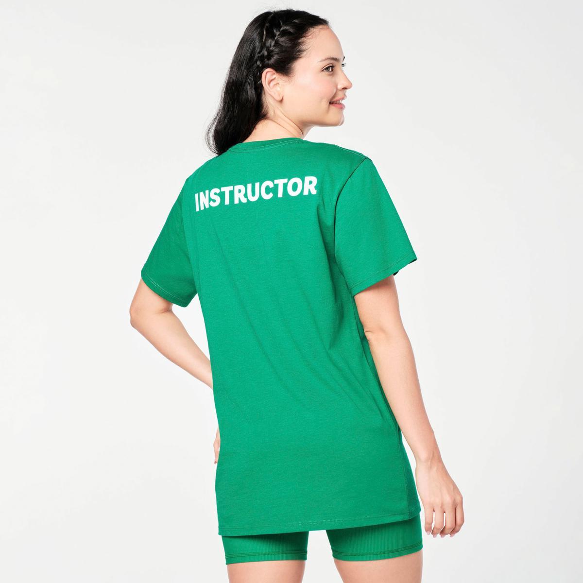 Zumba Prep Crew Neck Tee - Very Verde