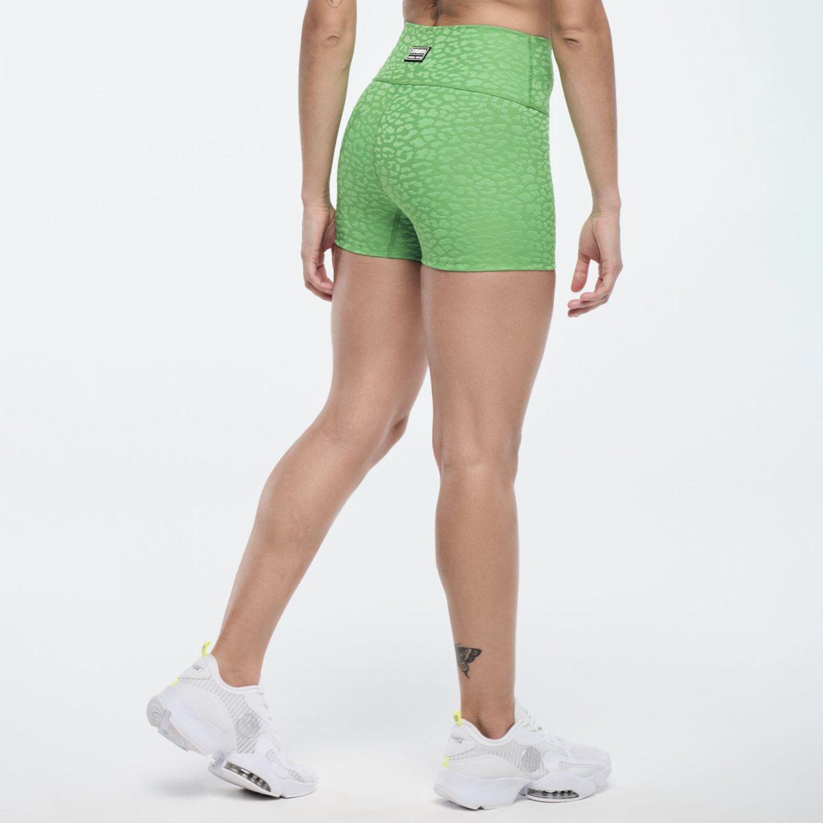 Funscape High Waisted Biker Shorts - Kelly Green