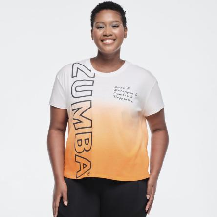 Funscape High Low Crew Neck Top - Orange You Hot
