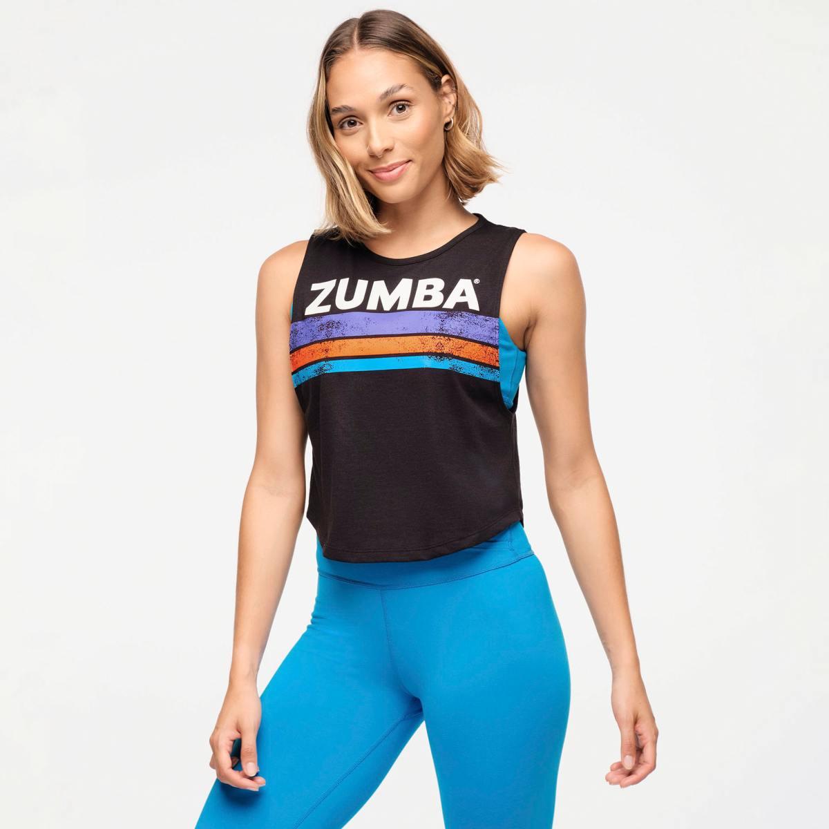Zumba Explore Round Hem Muscle Tank