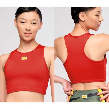 Zumba Explore High Neck Crop Tank