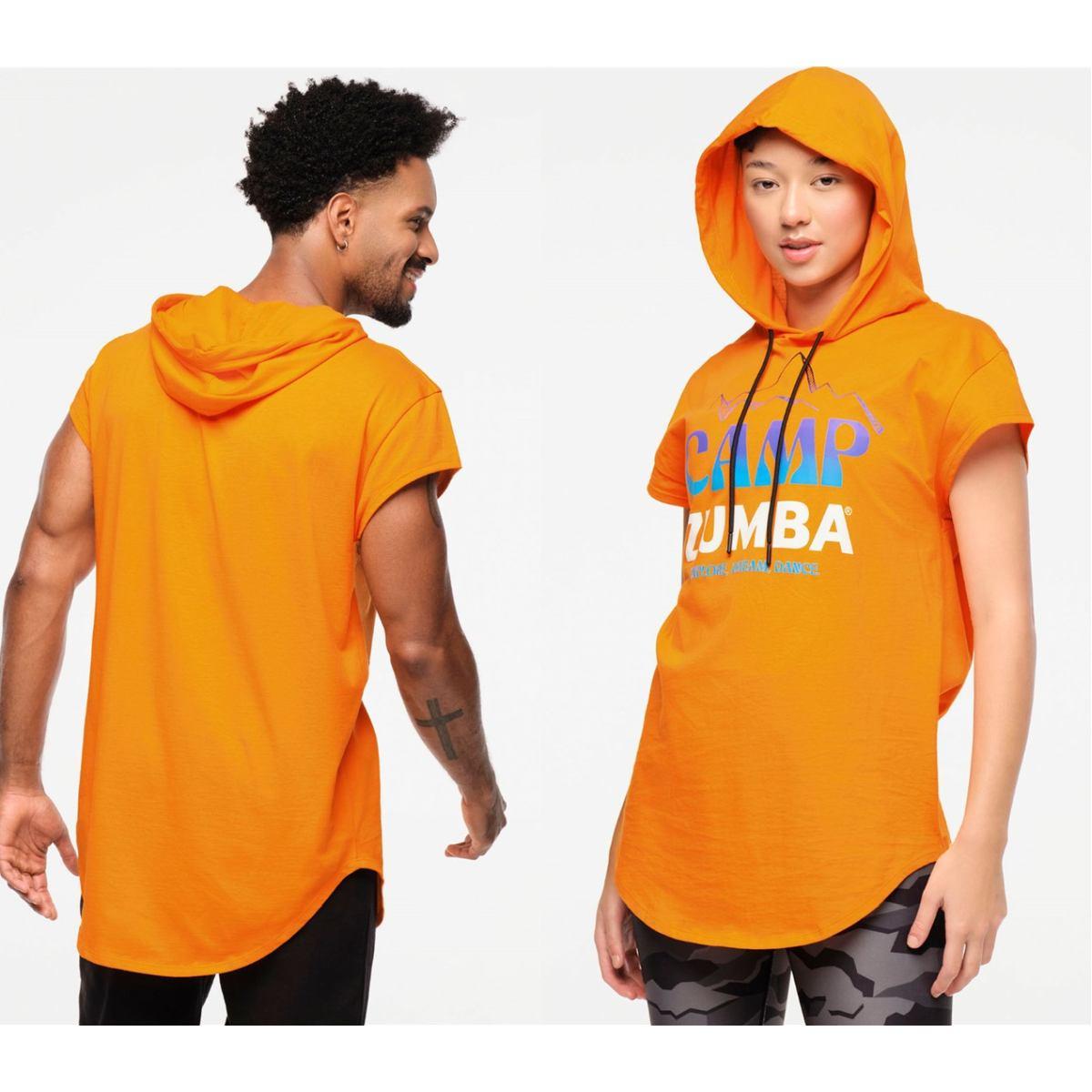 Zumba Explore Men's Cap Sleeve Hoodie Top