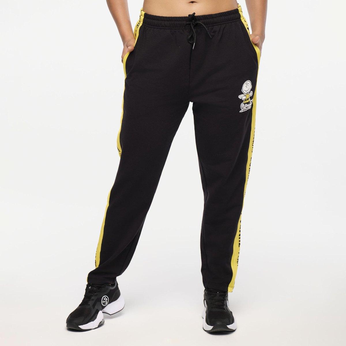 Zumba X Peanuts Men's Knit Jogger With Side Inserts