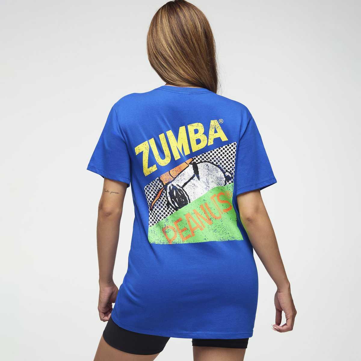 Zumba X Peanuts Crew Neck Tee - Blue