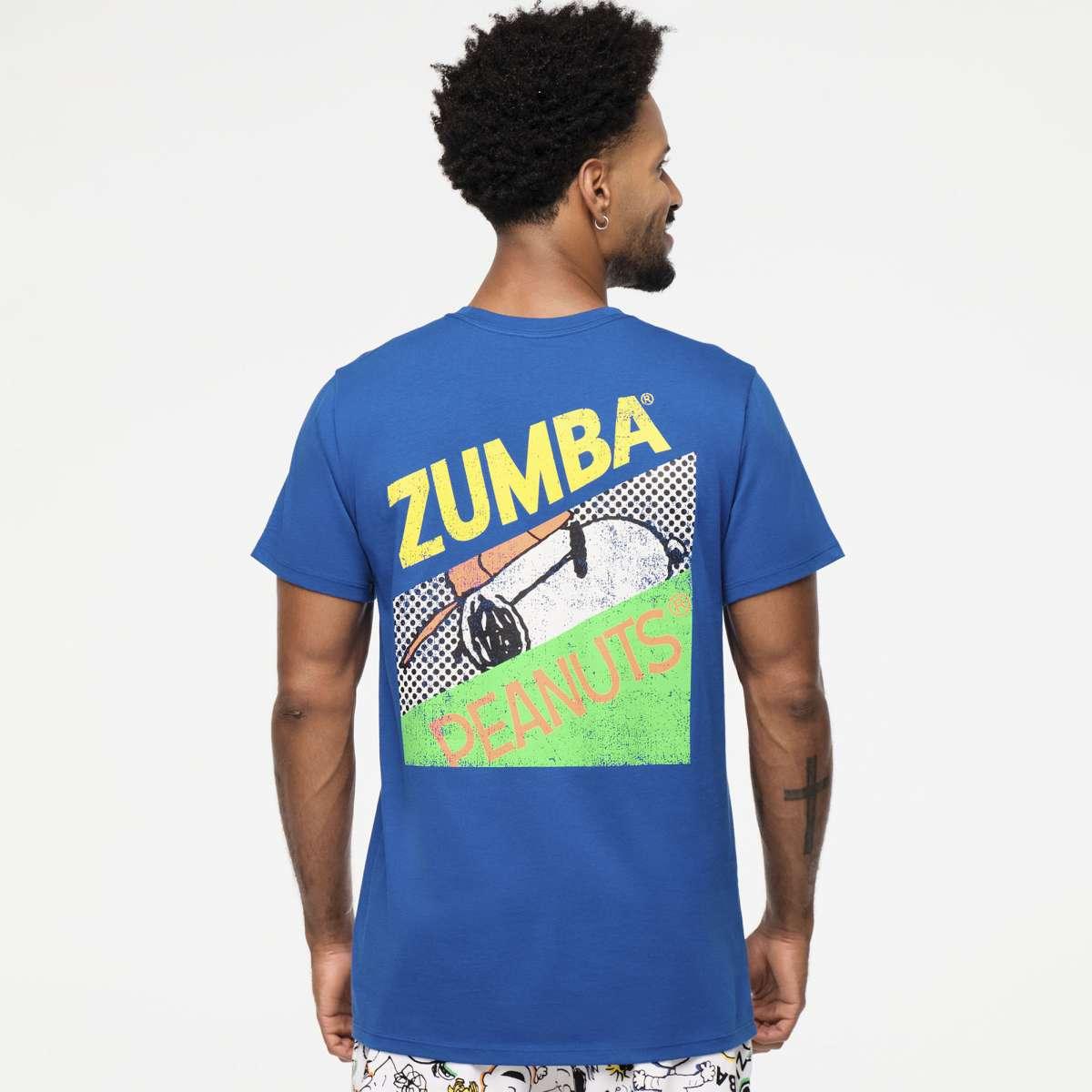 Zumba X Peanuts Crew Neck Tee - Blue