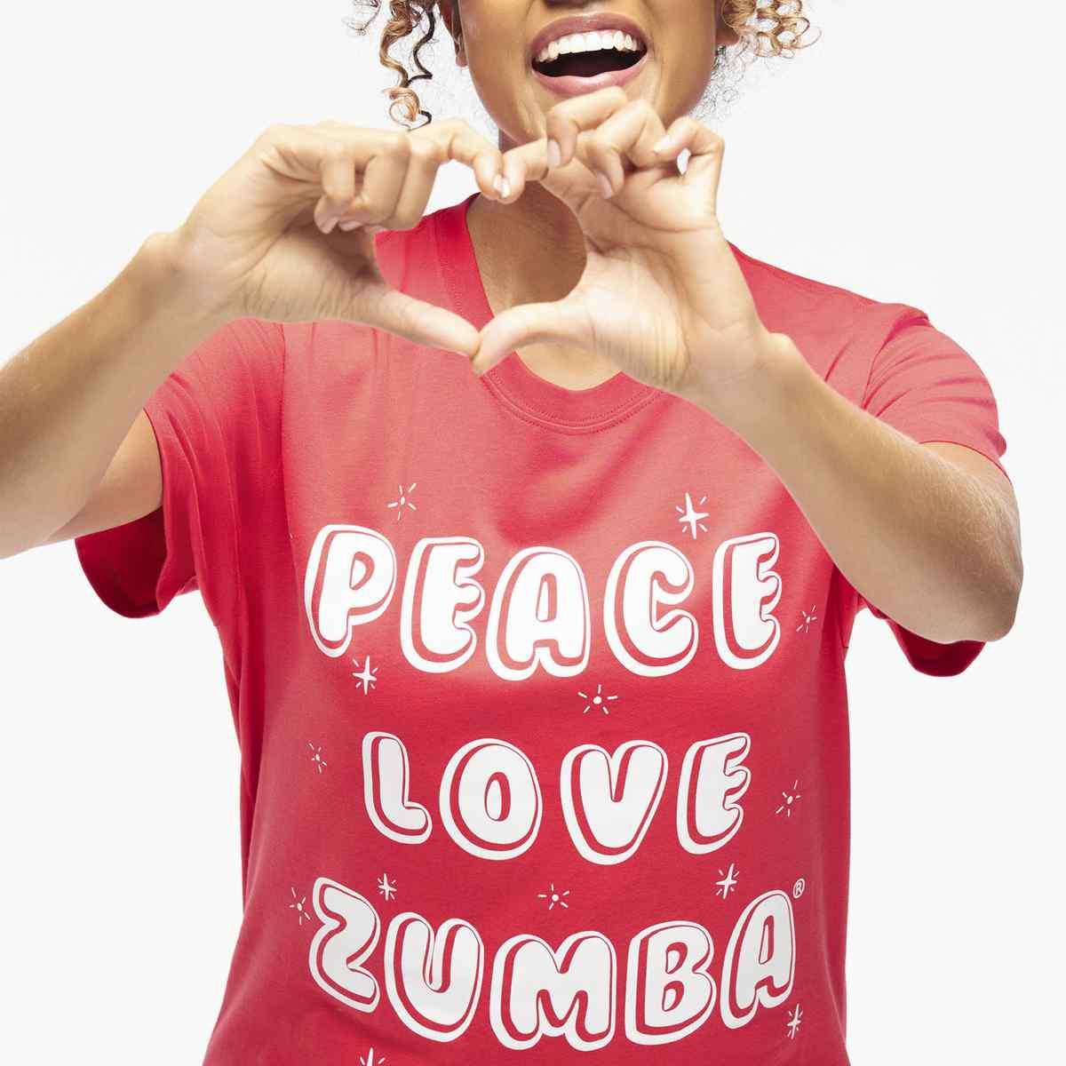 Zumba Holiday Crew Neck Tee - Red