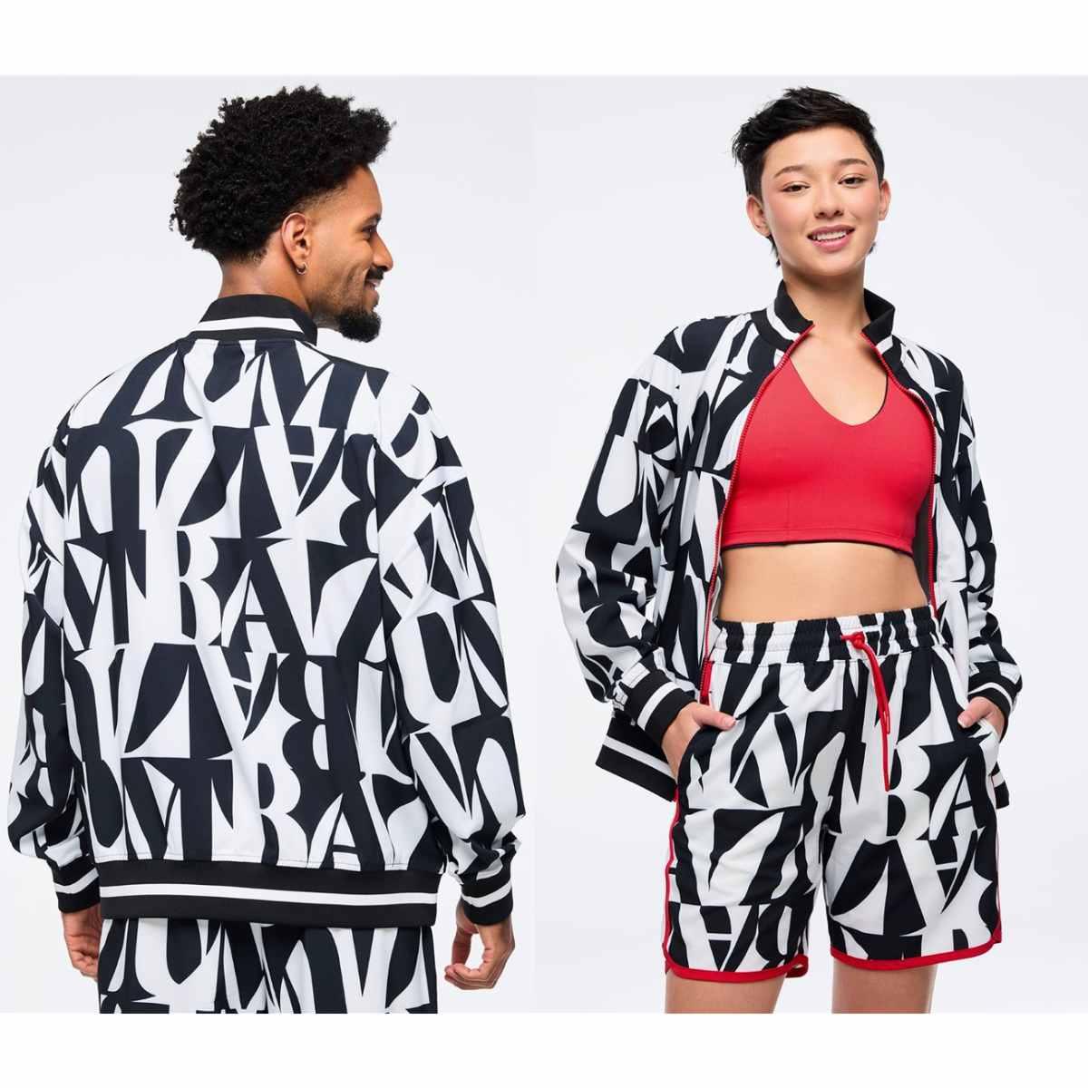 Zumba Haus Unisex Oversized Track Jacket