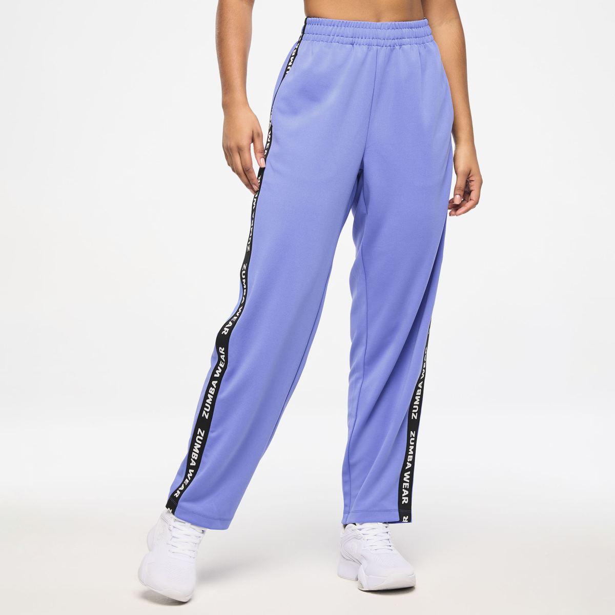 Zumba Haus Straight Leg Track Pants - Purple