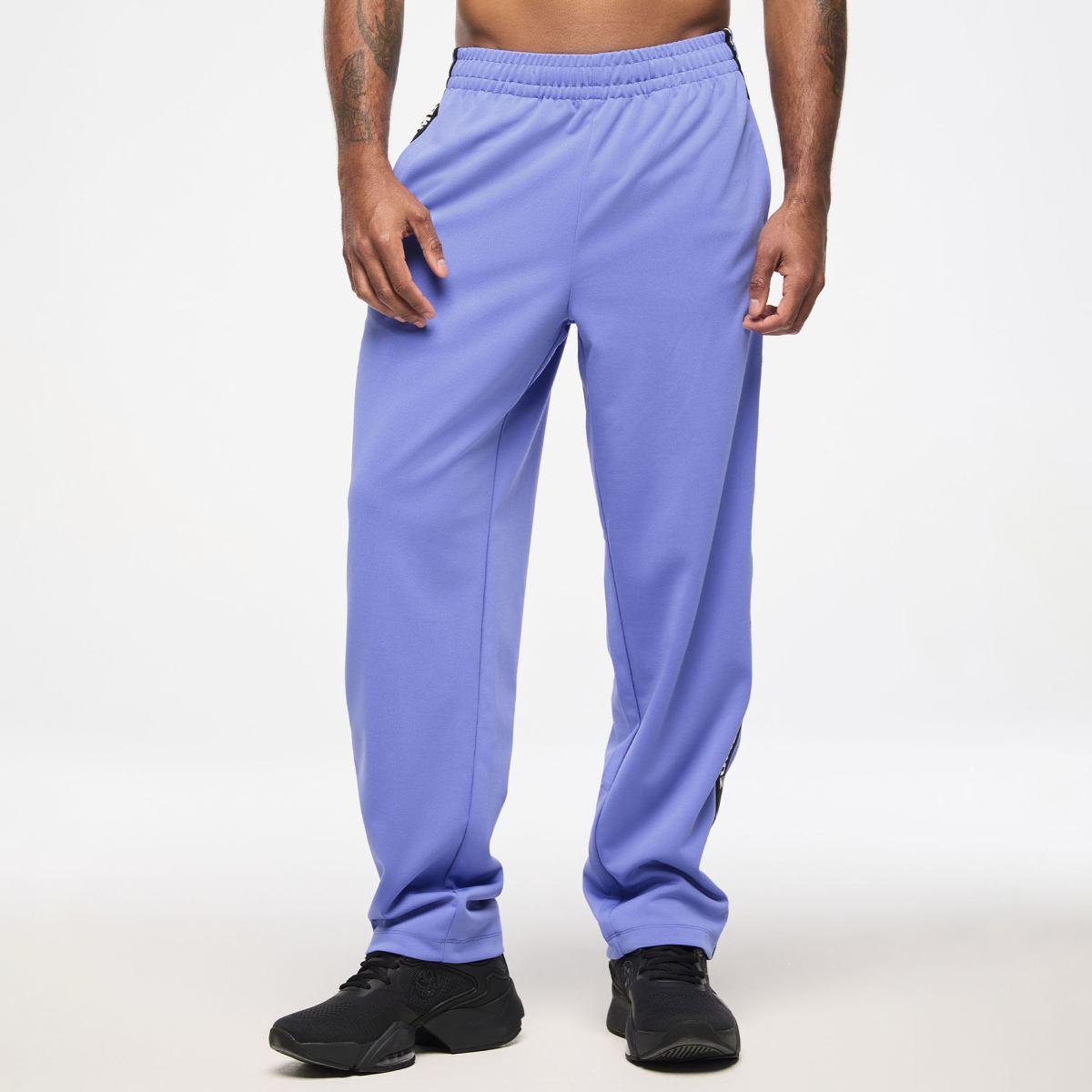 Zumba Haus Straight Leg Track Pants - Purple