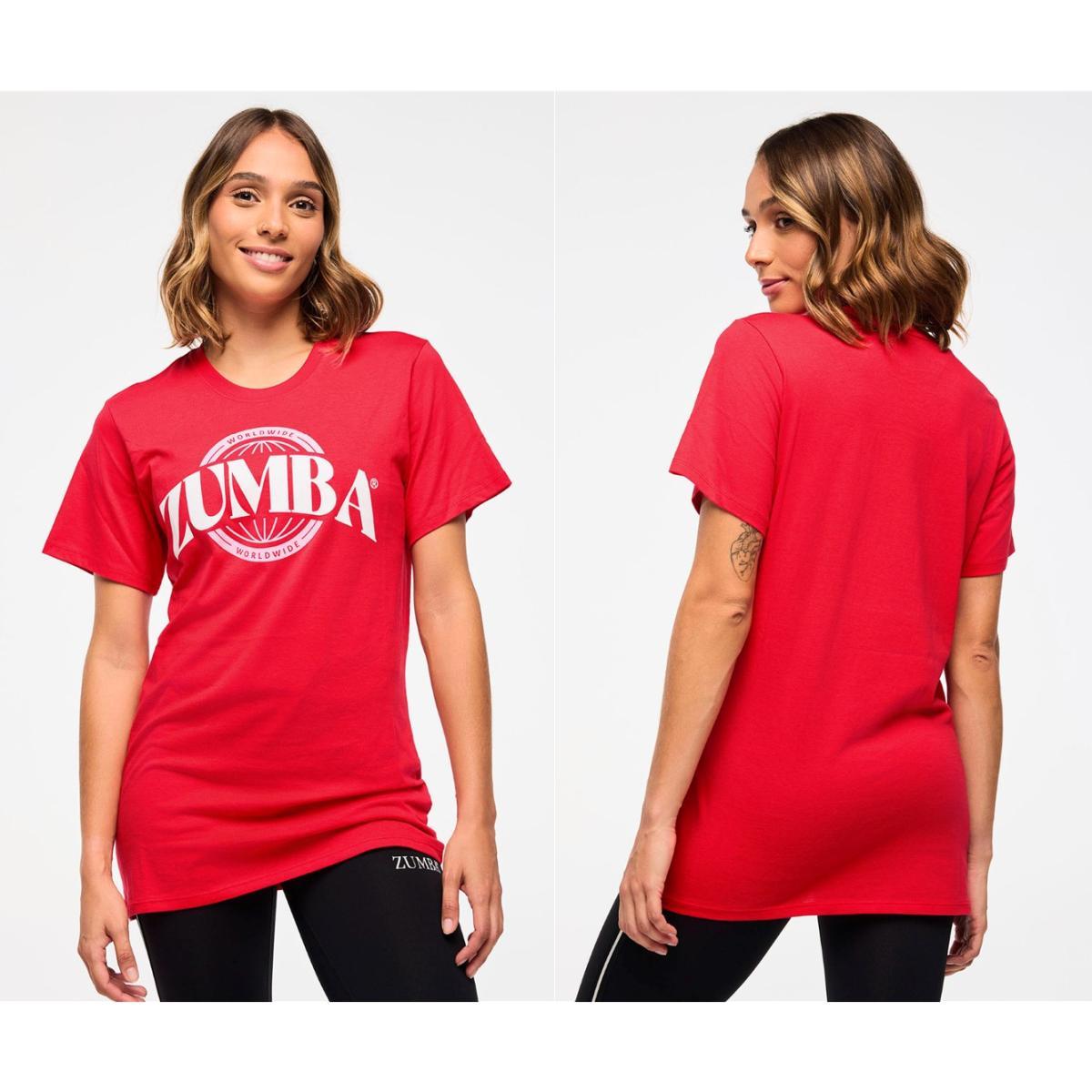Zumba Haus Unisex Crew Neck Tee - Red
