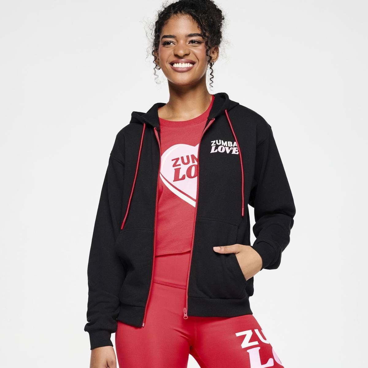 Zumba Love Zip Up Hoodie