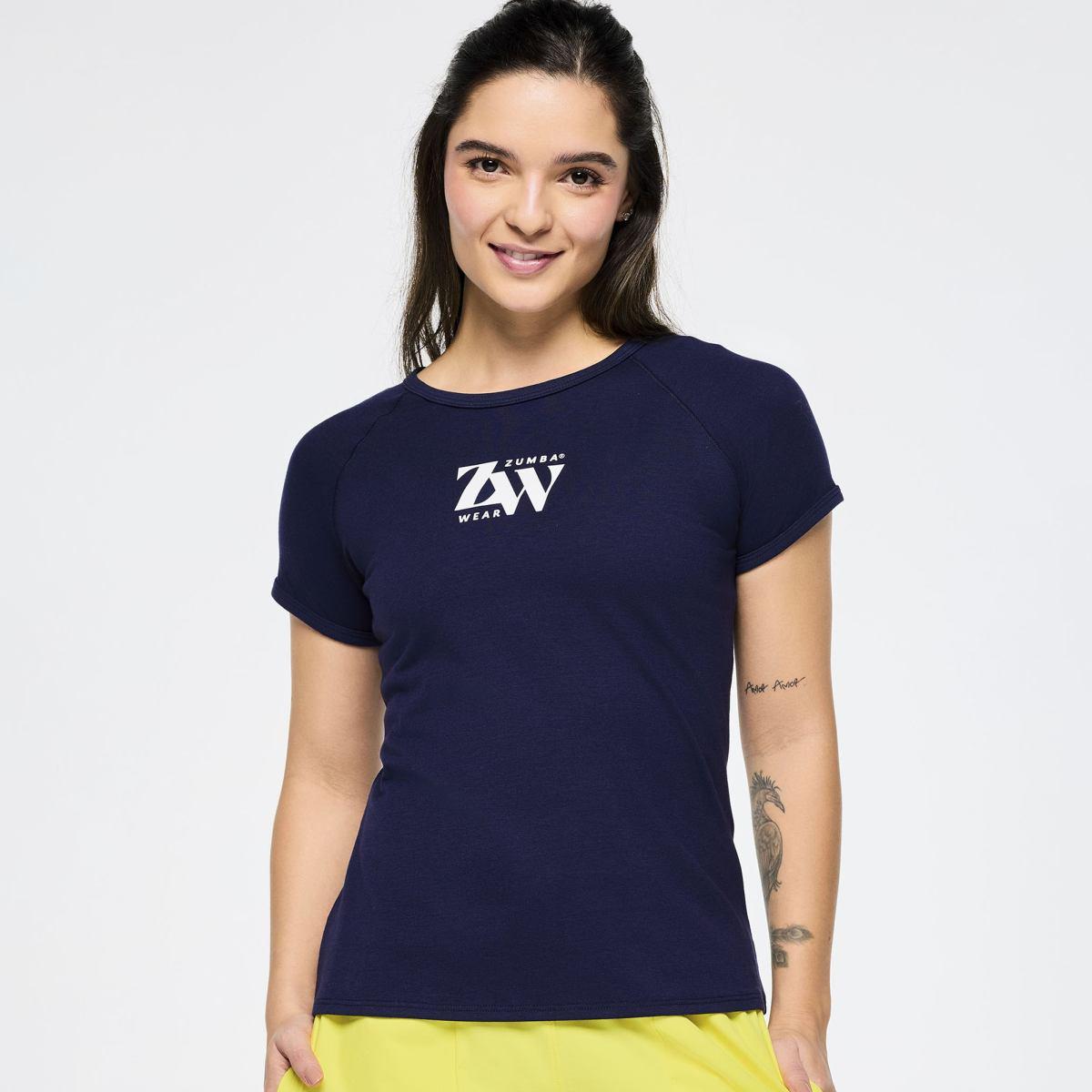 Zumba Out Loud Fitted Cap Sleeve Top