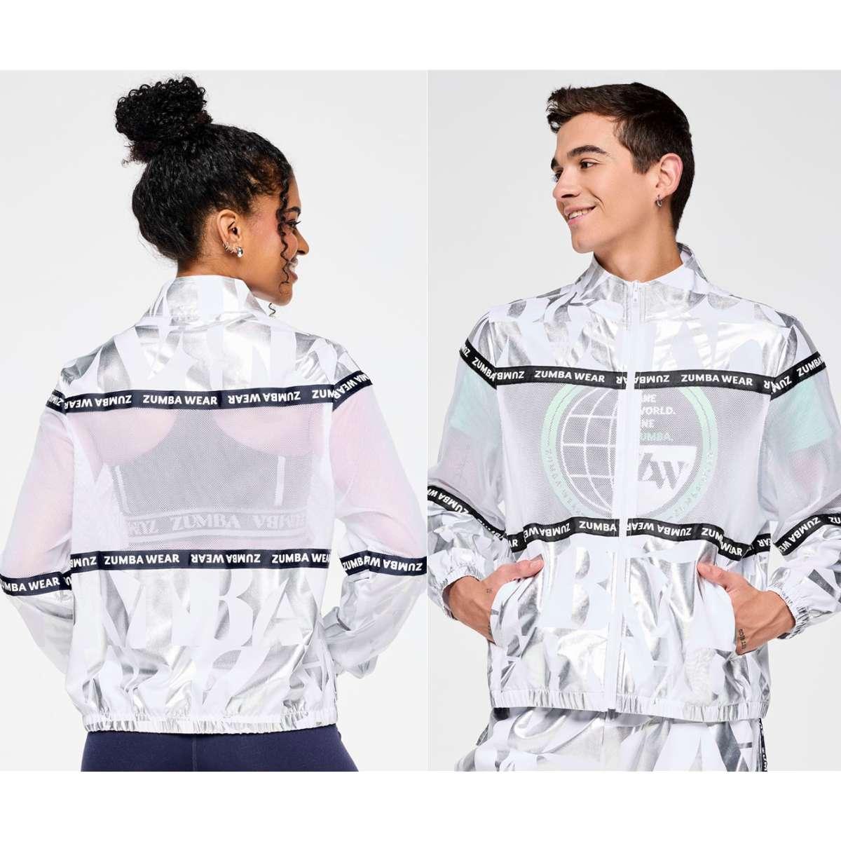 Zumba Out Loud Woven Jacket With Mesh Inserts