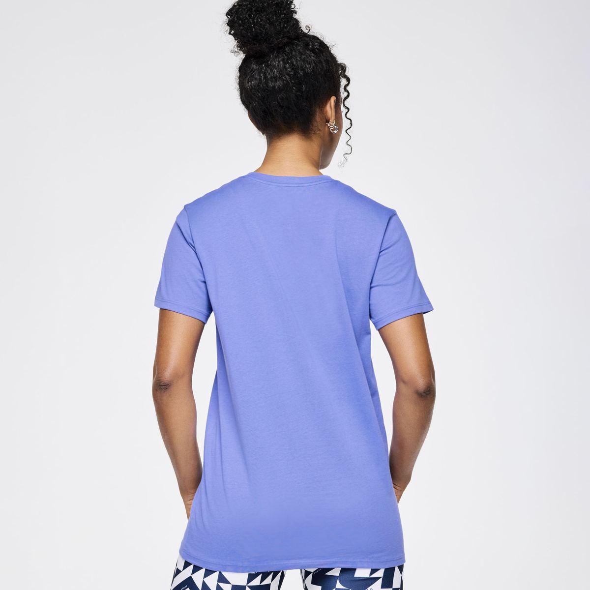 Zumba Out Loud Crew Neck Tee - Purple