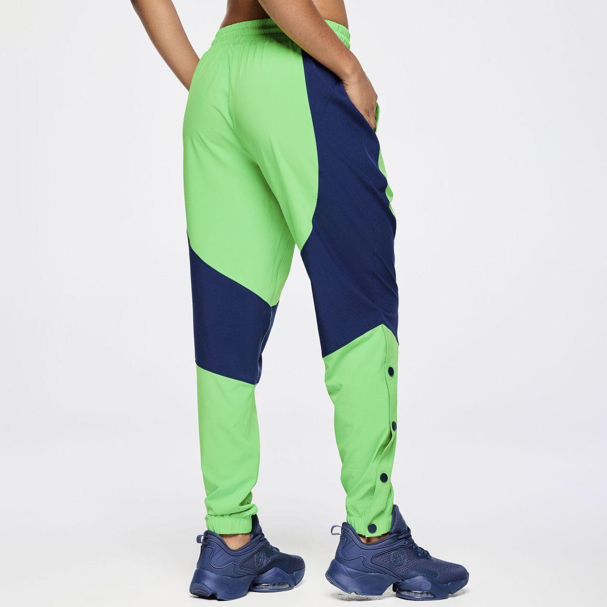 Zumba Out Loud Woven Track Pants With Side Snaps