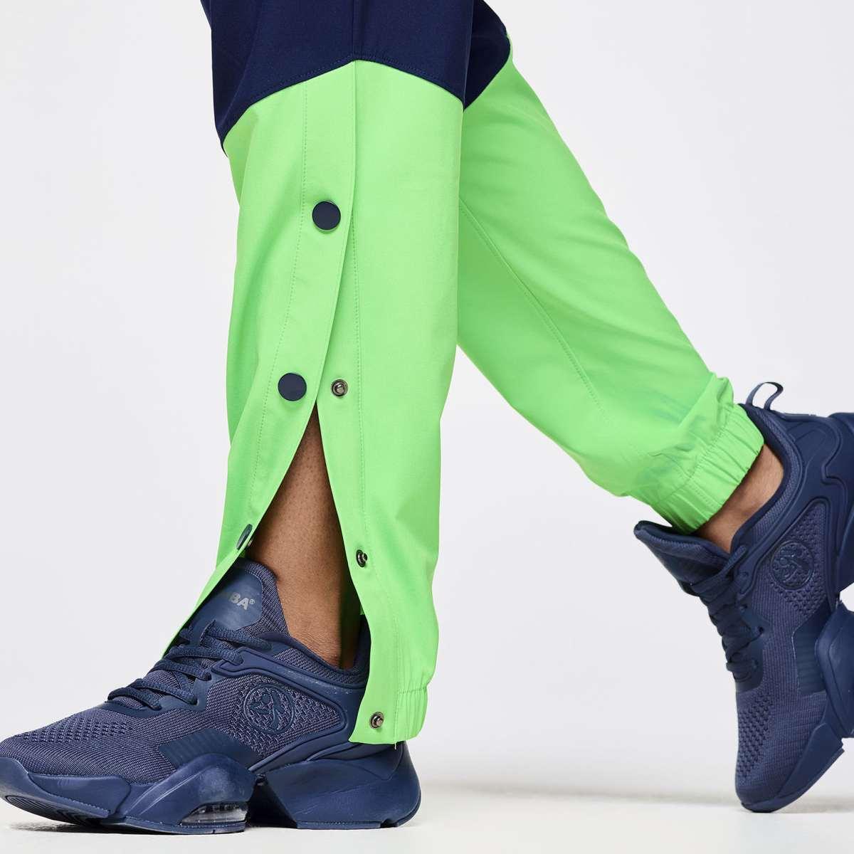 Zumba Out Loud Woven Track Pants With Side Snaps