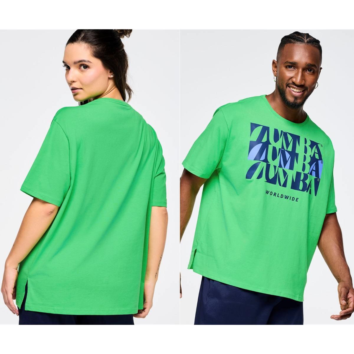 Zumba Out Loud Boxy Top With Side Slits