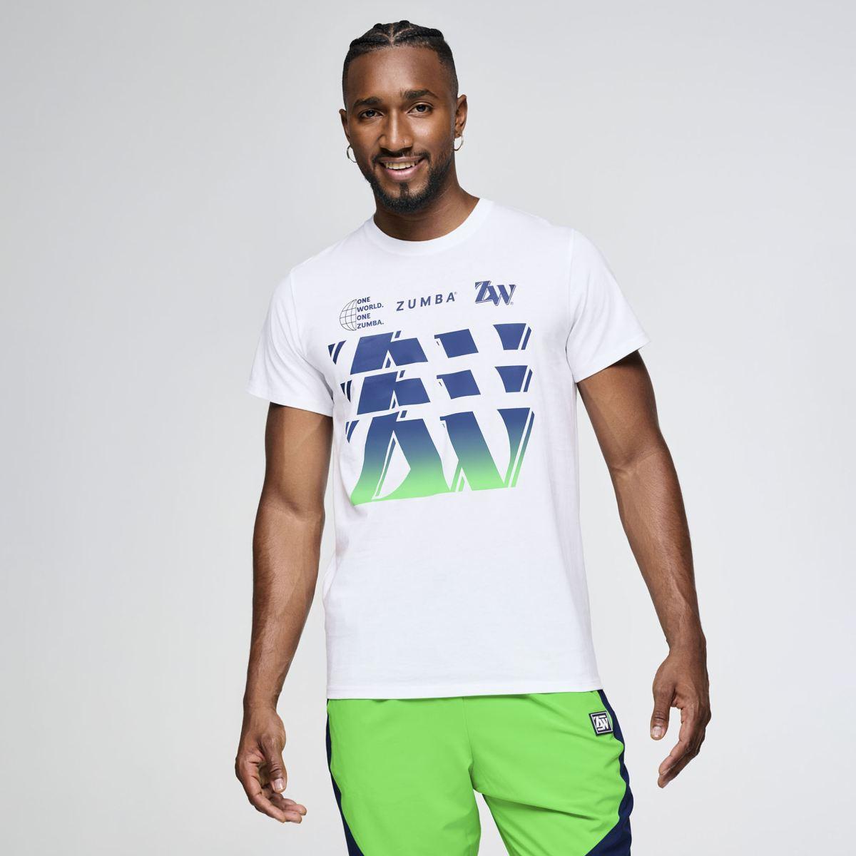 Zumba Out Loud Crew Neck Tee - White