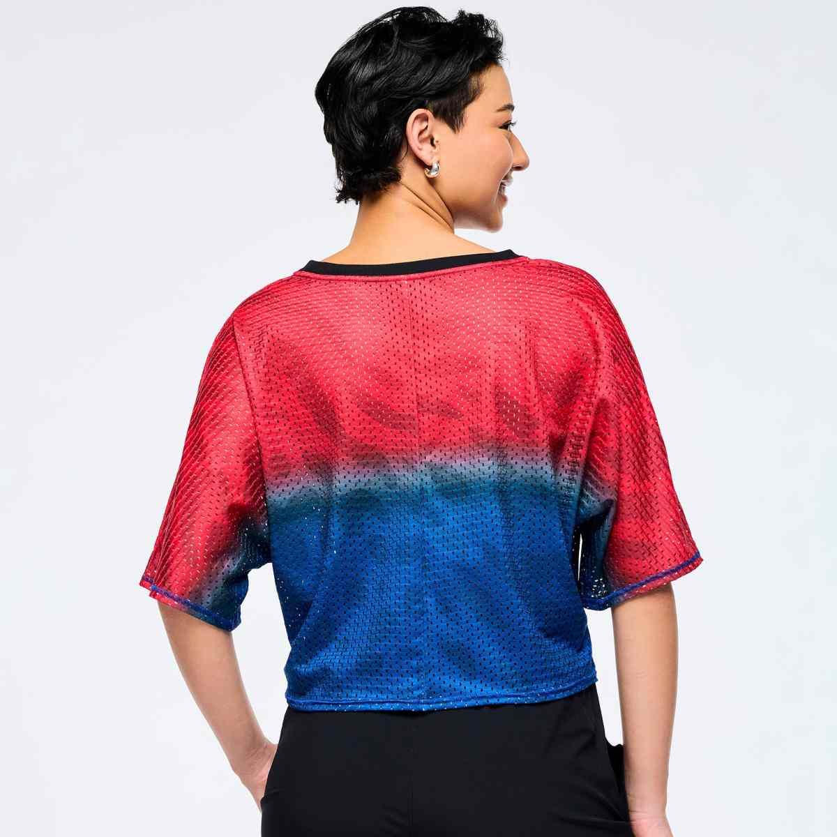 Victory Boxy Dolman Crop Top