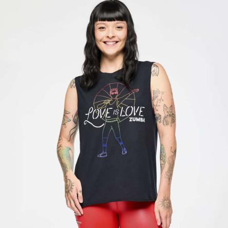 Zumba Crew Neck Muscle Tank