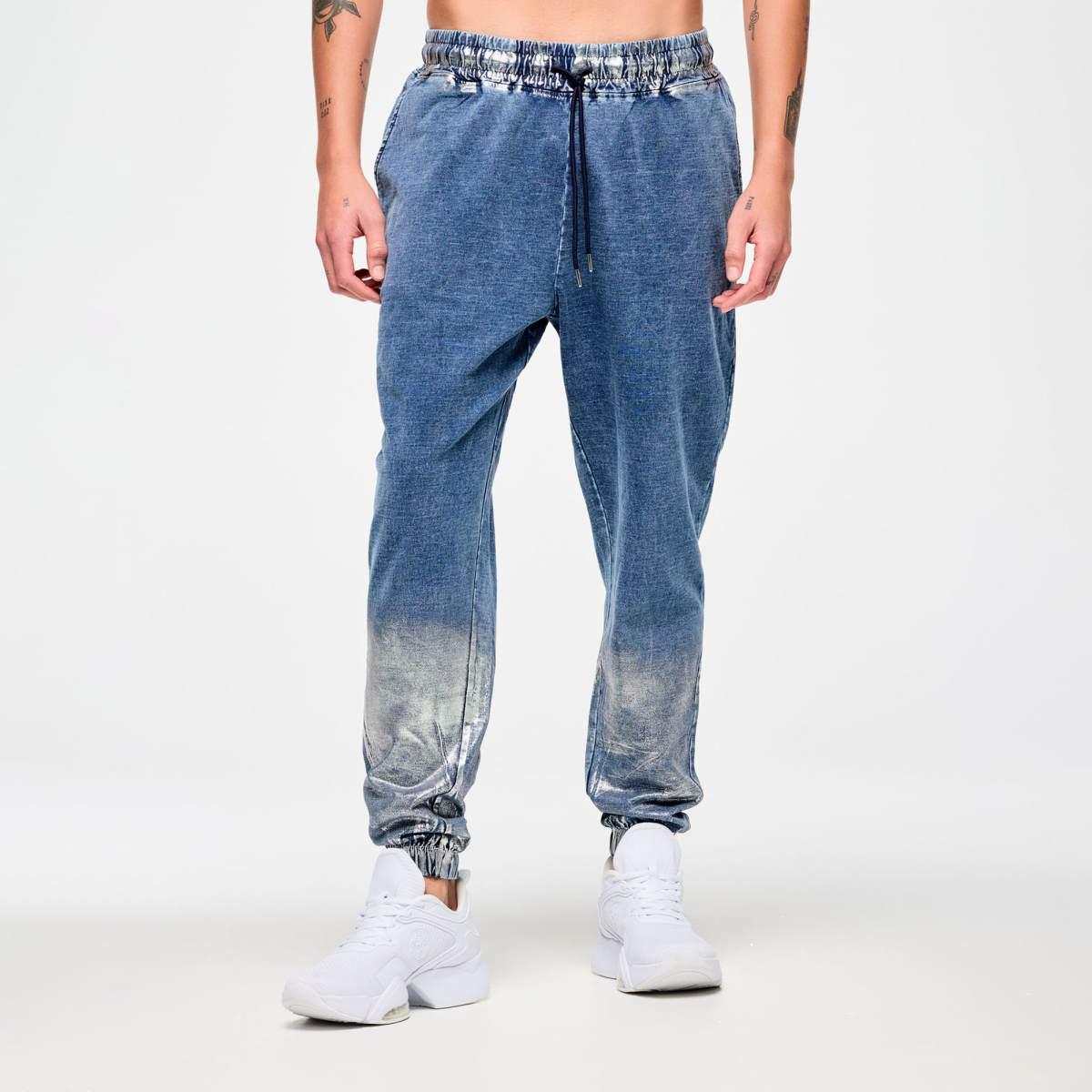 Blue Jean Knit Pants