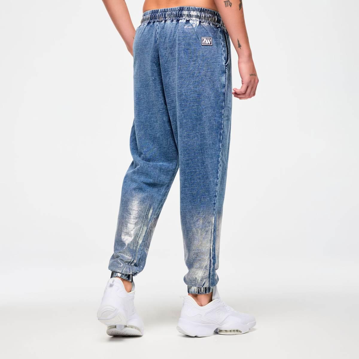 Blue Jean Knit Pants
