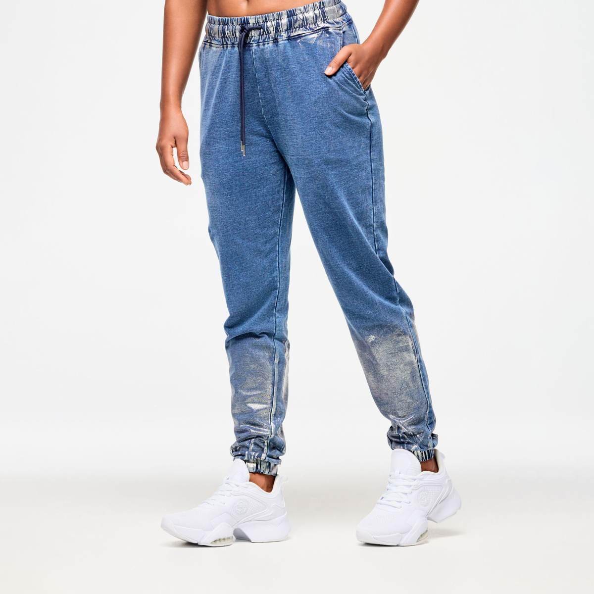 Blue Jean Knit Pants