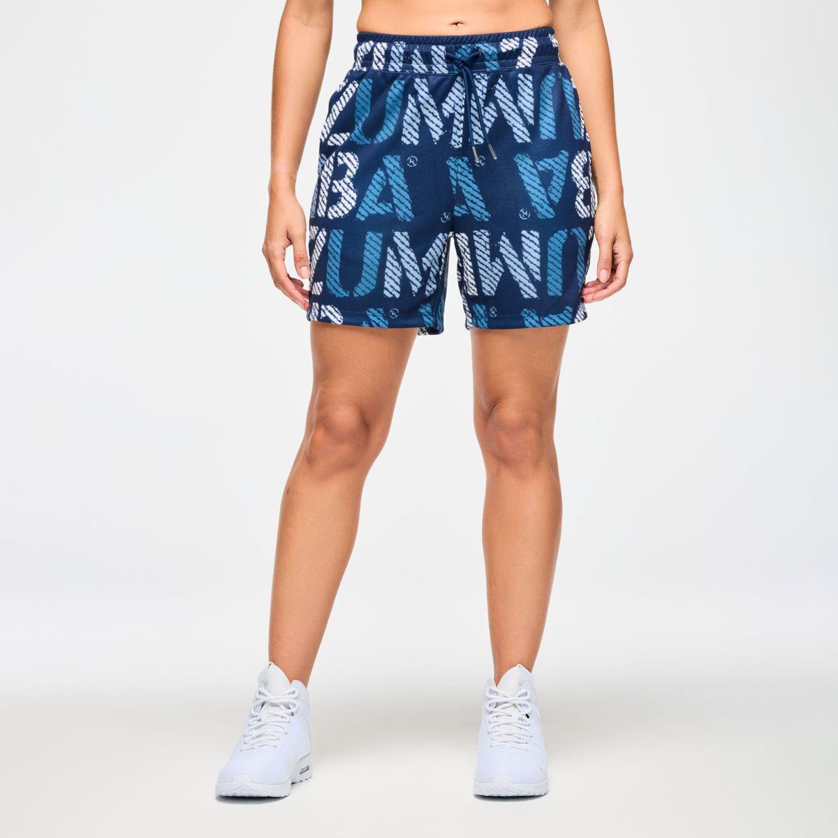 Blue Jean Mesh Shorts