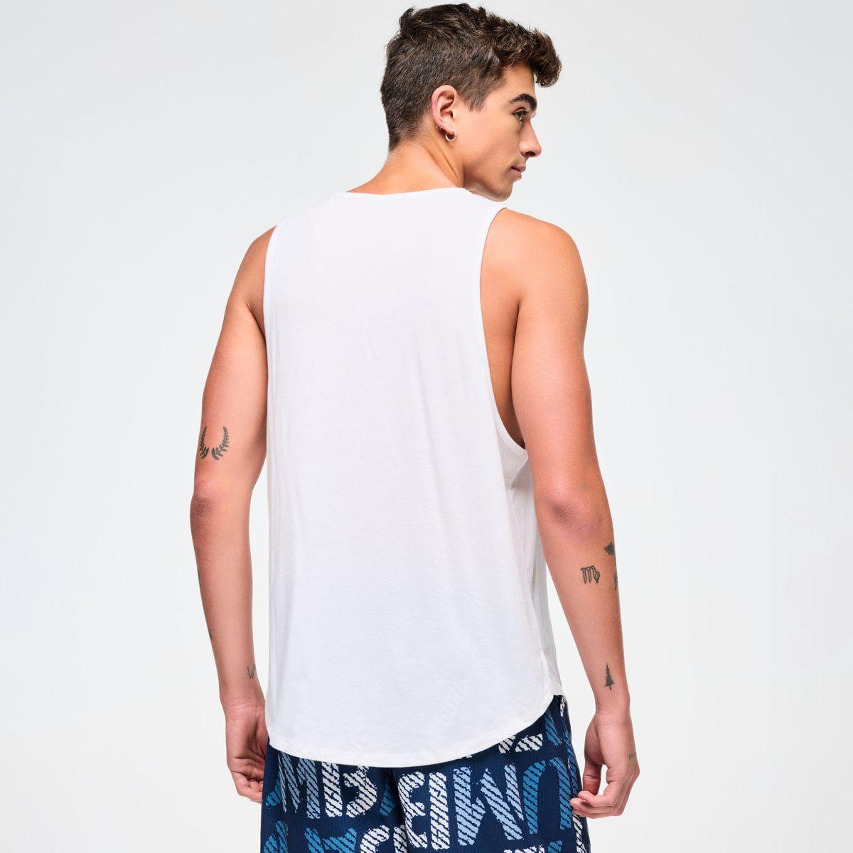 Blue Jean Men's Open Neck Tank