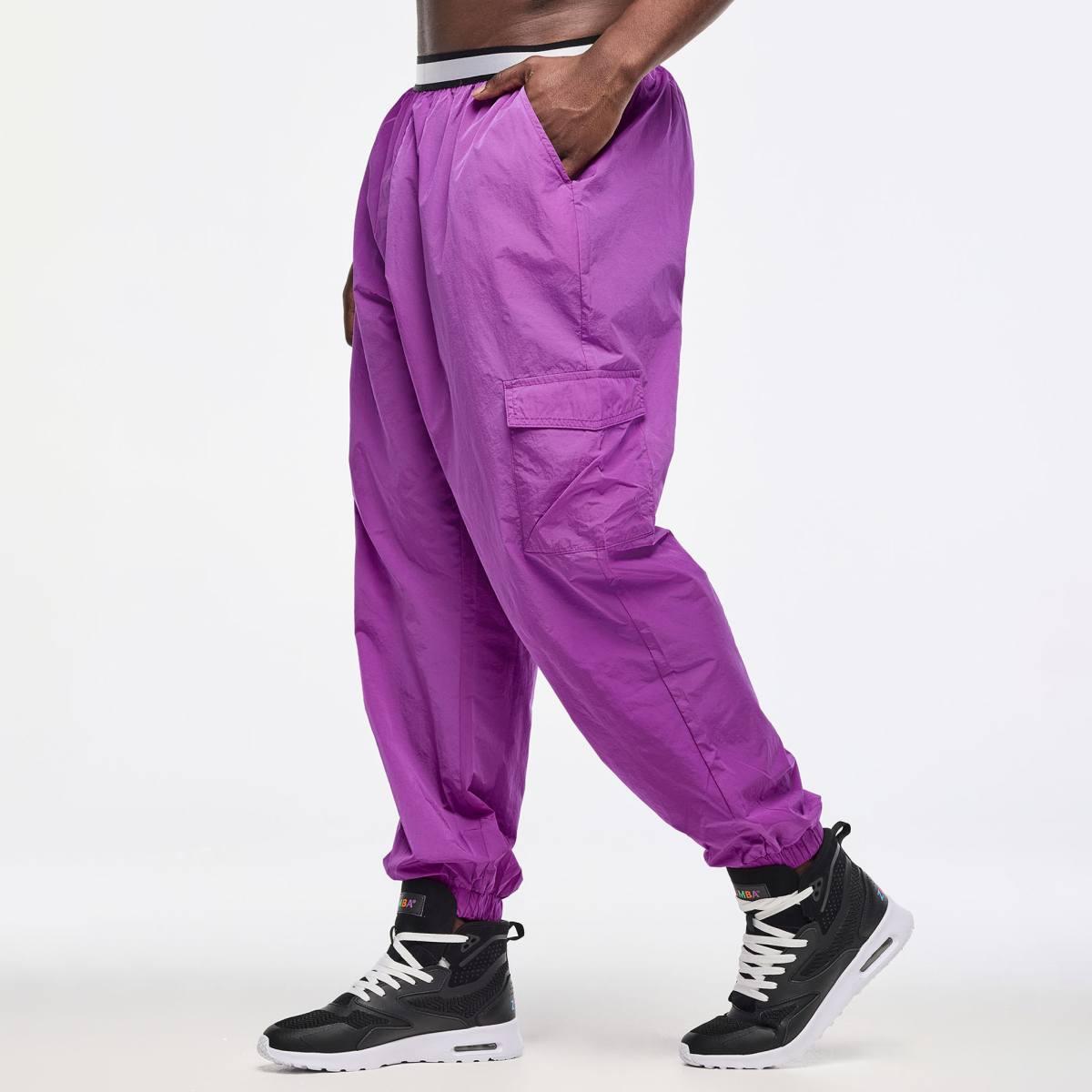 Zumba Libre Parachute Cargo Pants With Elastic Waistband