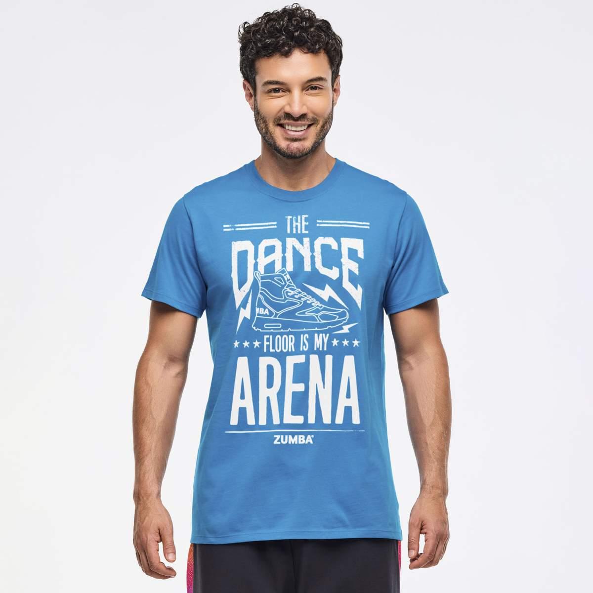Zumba Libre Crew Neck Tee - Peek-A-Blue