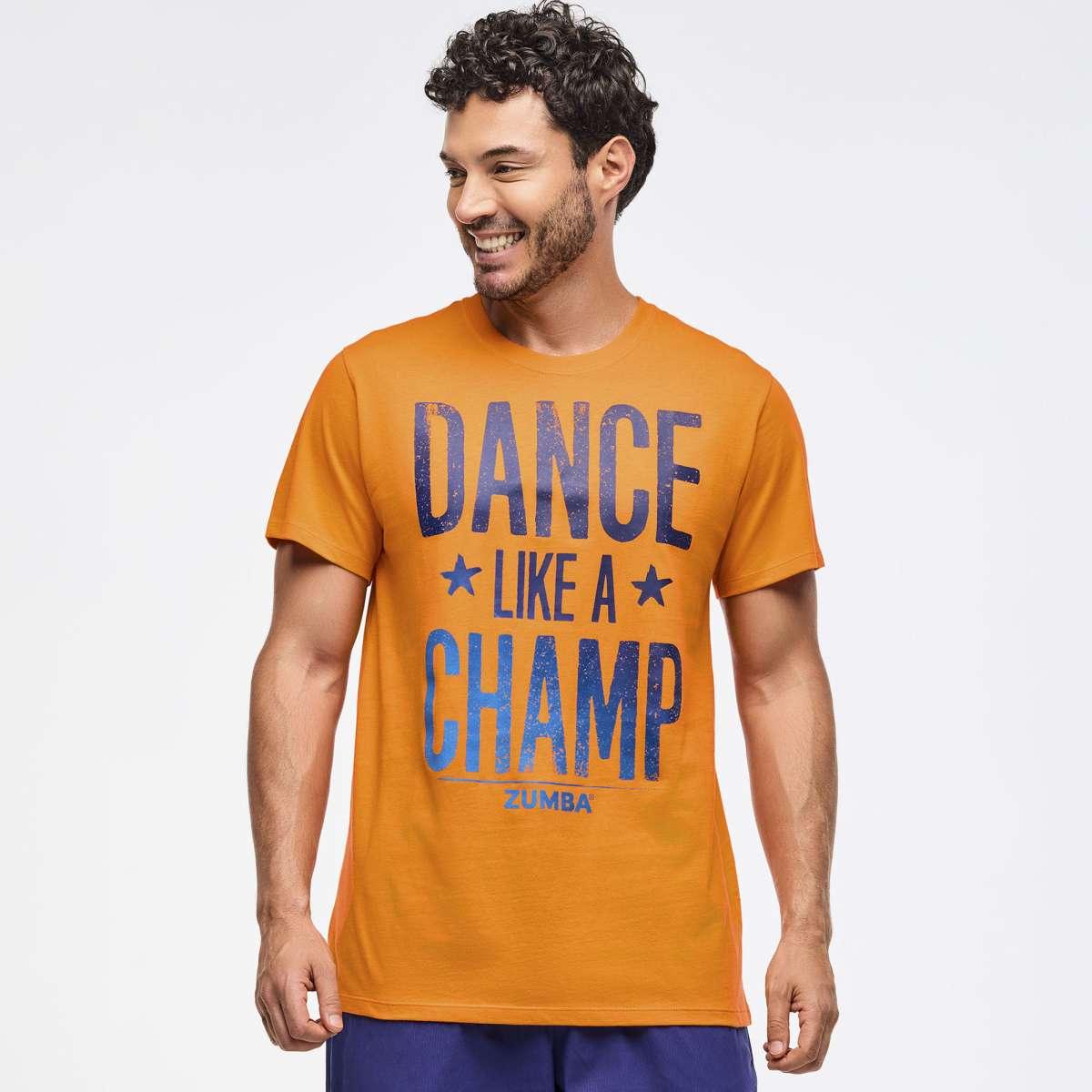 Zumba Libre Crew Neck Tee - Orange Punch