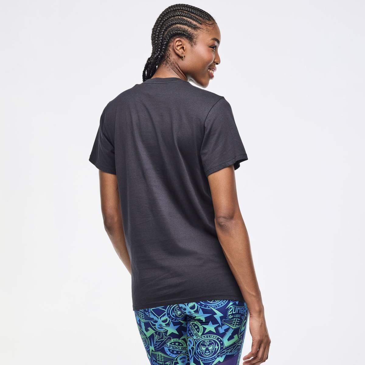 Zumba Libre Crew Neck Tee 2.0 - Bold Black