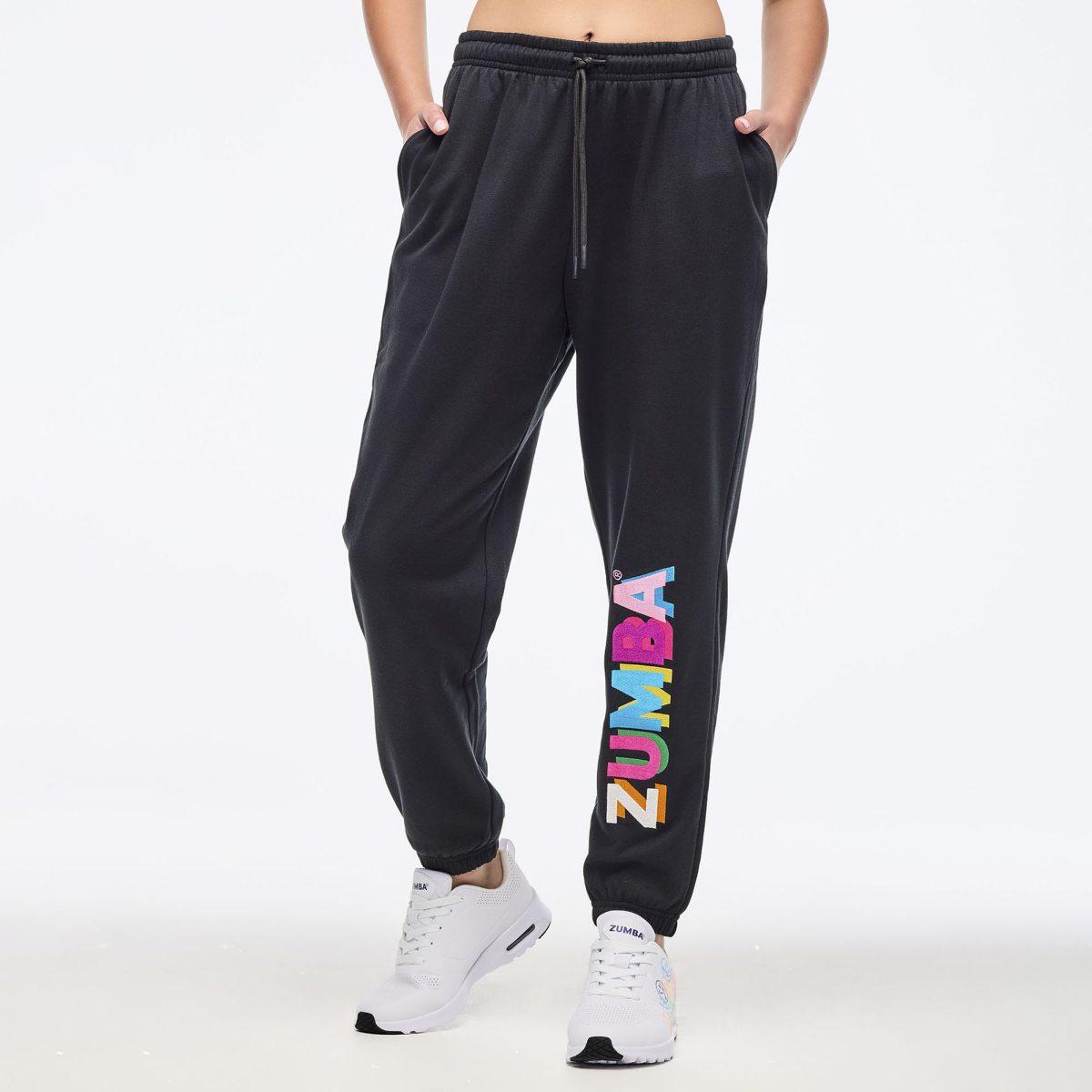 Zumba Multicolor Logo Slouch Sweatpants
