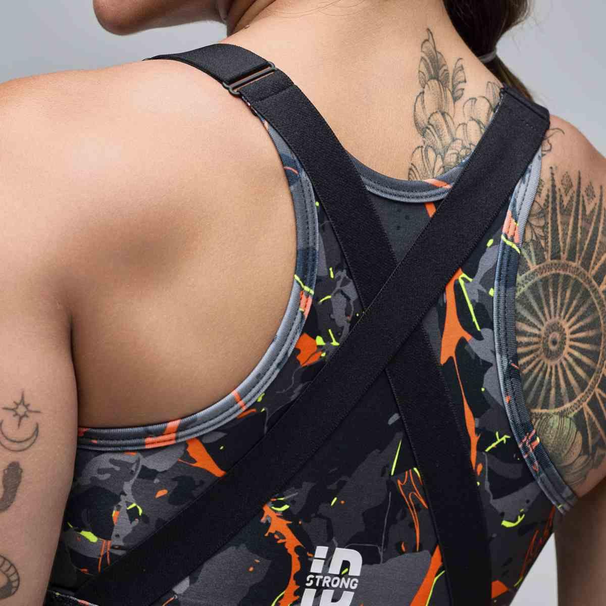 STRONG iD Scoop Neck Adjustable Cross Back Bra