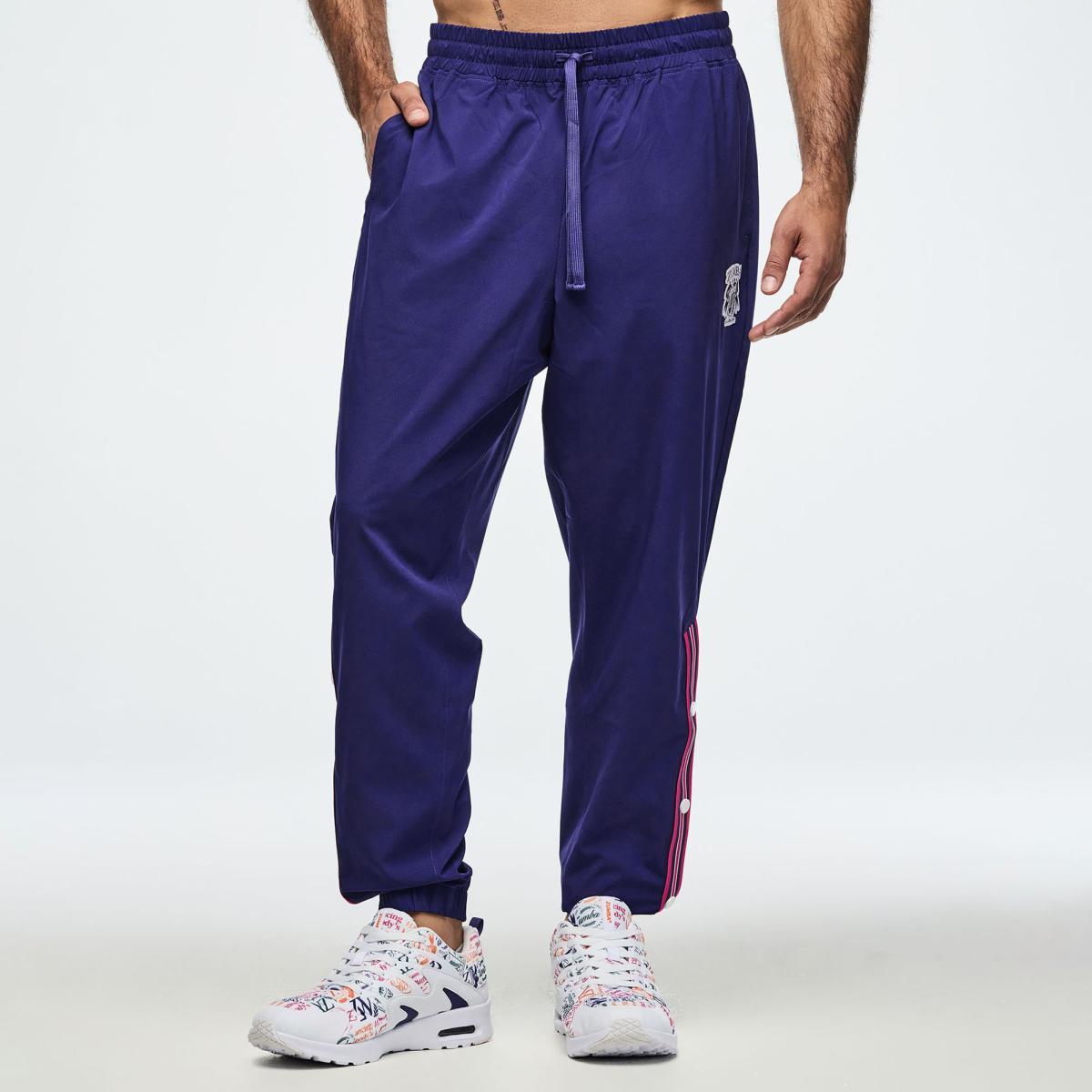 Class of 2001 Woven Track Pants With Side Snaps