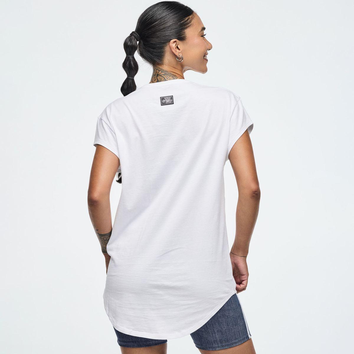 ZW Men's Crew Neck Round Hem Tee