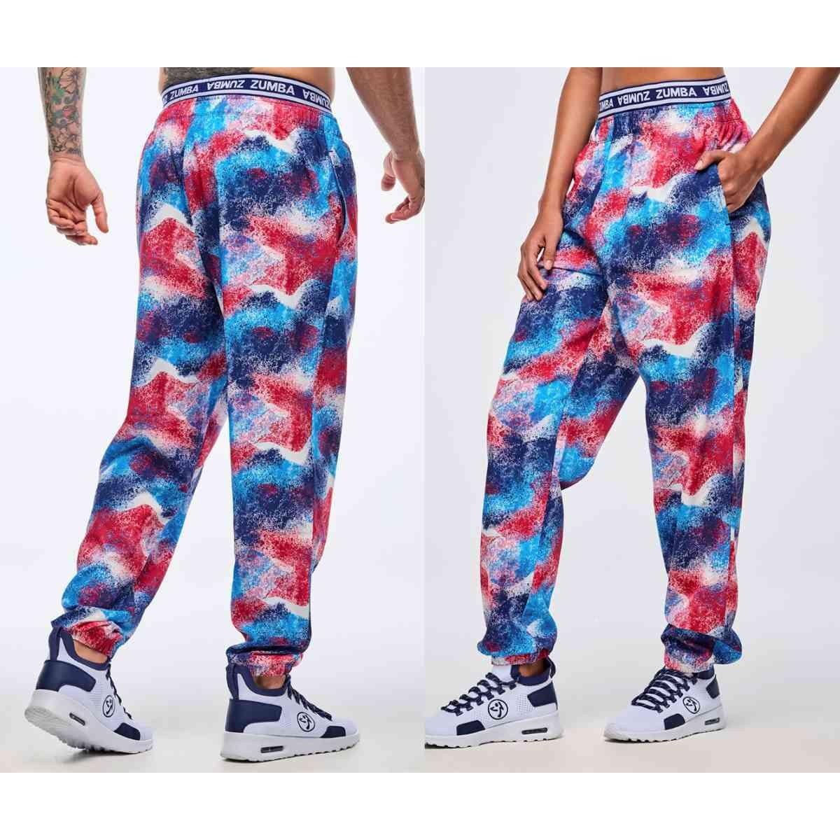 Apres Zumba Double Waisted Slouch Woven Pants