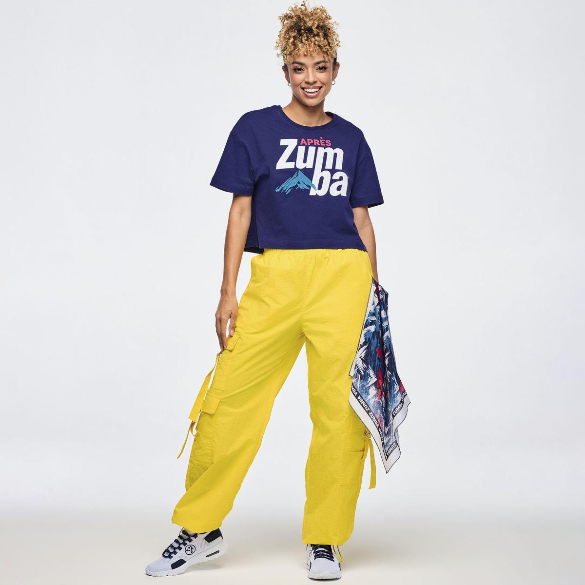 Apres Zumba Crew Neck Crop Top