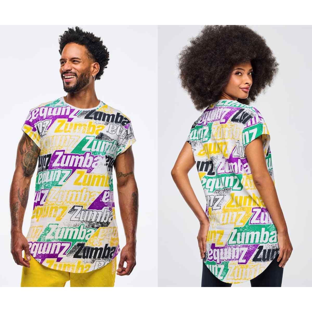 Apres Zumba Men's Crew Neck Round Hem Tee