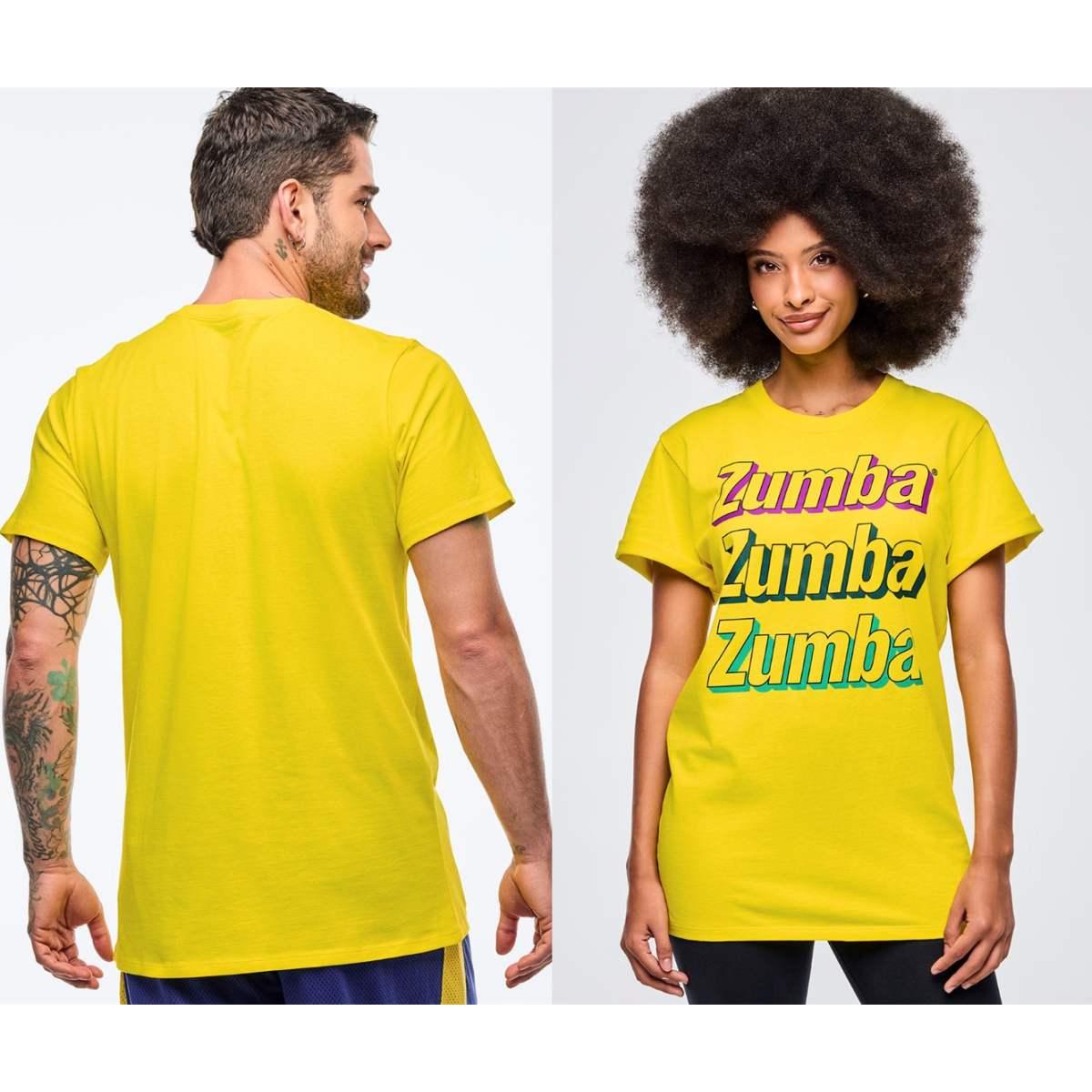 Apres Zumba Unisex Crew Neck Tee - Sunrays
