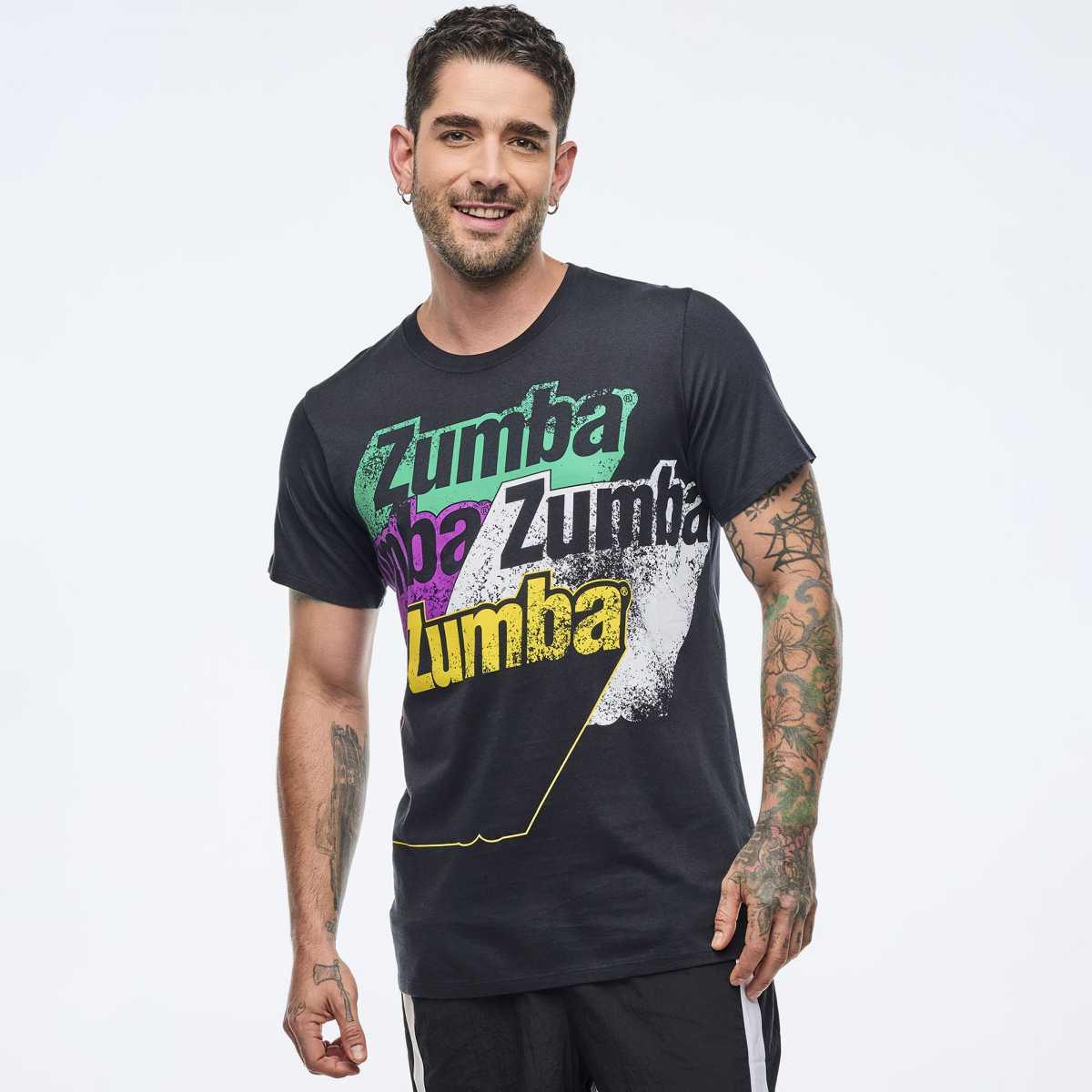 Apres Zumba Unisex Crew Neck Tee - Bold Black