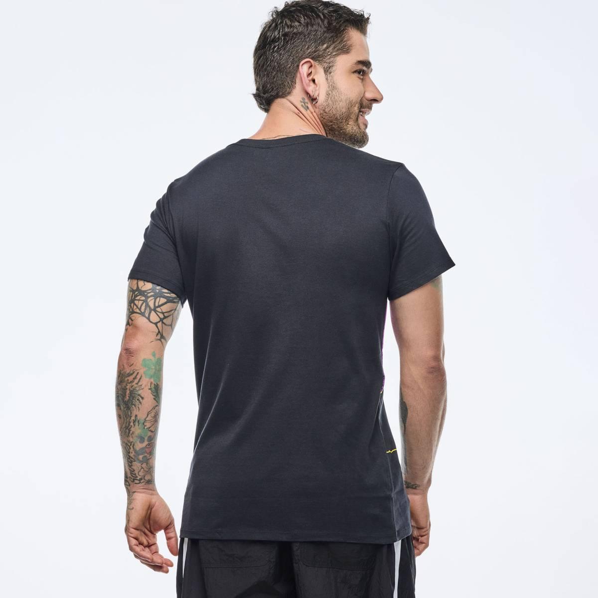 Apres Zumba Unisex Crew Neck Tee - Bold Black